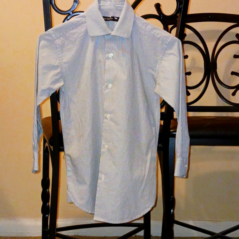Size8 STRIPE BUTTON UP